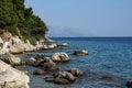 View of Biokovo mountains in Croatia Royalty Free Stock Photo