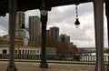 View from the bir hakeim bridge of highrises, Paris