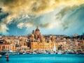 View on Birgu from the sea