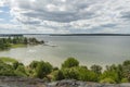 View from Birka in Malaren Sweden