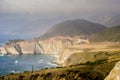 View on the Bixby bridge, Big sir Royalty Free Stock Photo