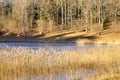 View of Bjorn nature reserve in Stockholm archipelago