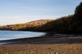 A view of the black beach in Bantry, Ireland Royalty Free Stock Photo