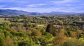 View of the Black Forest from Sinzheim near Baden Baden to Neuweier, Varnhalt, Buehler valley, Baden Wuerttemberg, Germany, Europe