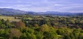 View of the Black Forest from Sinzheim near Baden Baden to Neuweier, Varnhalt, Buehler valley, Baden Wuerttemberg, Germany, Europe