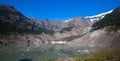 Black Glacier and meltwater lake