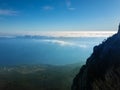 View of black sea from Ai-Petri mountain in Crimea