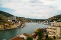 View on the Black Sea and Balaklava bay