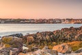 View of the Black Sea Bay in the town of Sozopol, Bulgaria. Royalty Free Stock Photo