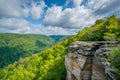 View of the Blackwater Canyon from Lindy Point, at Blackwater Falls State Park, West Virginia Royalty Free Stock Photo