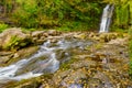 Blaen y Glyn waterfall, in Brecon Beacons National Park Royalty Free Stock Photo