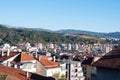 View of the Blagoevgrad city from above Royalty Free Stock Photo