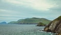 Blasket Islands and Dunmore Head from Slea Head Drive, which is a spectacular driving route that forming part of the Royalty Free Stock Photo