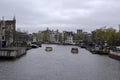 View From The Blauwbrug Bridge At Amsterdam The Netherlands 21-4-2024