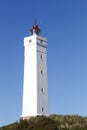 View of Blavand lighthouse Royalty Free Stock Photo