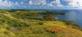 A view from the Blockhouse viewpoint in Antigua Royalty Free Stock Photo