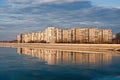 Blocks of flats with reflection in Lacul Morii