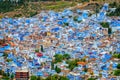 View of the blue city of Chefchaouen, Morocco Royalty Free Stock Photo