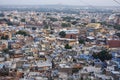 View at the blue city Jodhpur, Rajasthan, India Royalty Free Stock Photo
