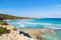 A view of a Blue Lagoon near Polis city, Akamas Peninsula National Park, Cyprus.