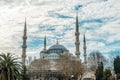 View of Blue Mosque or Sultanahmet Mosque in Istanbul, Turkey