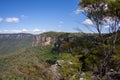 View of Blue Mountains Echo Point Katoomba, New South Wales, Australia Royalty Free Stock Photo