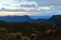 A view in the Blue Mountains at Katoomba Royalty Free Stock Photo