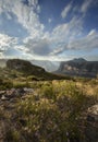 View of the Blue Mountains in New South Wales, Australia Royalty Free Stock Photo