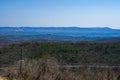 A View of the Blue Ridge Mountains from Dan Ingalls Overlook Royalty Free Stock Photo