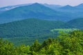 View of the Blue Ridge Mountains and Goose Creek Valley Royalty Free Stock Photo