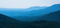 View of the Blue Ridge Mountains, Virginia, USA Royalty Free Stock Photo