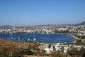 View at blue sea and blue sky from Gumbet city hill