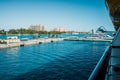 View from Cruise Ship in Bahamas Royalty Free Stock Photo