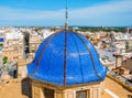 Dome of Basilica of Santa Maria in Elche, Spain Royalty Free Stock Photo