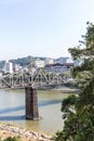 View of Blumenau City House and Itajai river. Santa Catarina Royalty Free Stock Photo