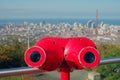 Red binocular Royalty Free Stock Photo