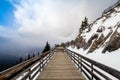 Boardwalk at the summit of Sulphur mountain