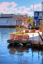 View of the boat house dock