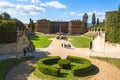 View of Boboli Gardens with the Palazzo Pitti in Florence Royalty Free Stock Photo