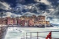 View of Bocadasse houses from the embankment