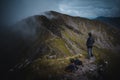 The View from Am Bodach, Aonach Eagach Ridge Royalty Free Stock Photo