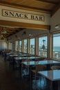 Snack bar at the marina, Bodega Bay Royalty Free Stock Photo