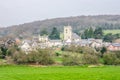 View of Bodfari Village, Denbighshire, Wales Royalty Free Stock Photo