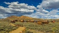 View of the Bodie, ghost town. Bodie State Historic Park, California, USA Royalty Free Stock Photo