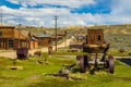 View of the Bodie, ghost town. Bodie State Historic Park, California, USA Royalty Free Stock Photo