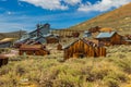 View of the Bodie, ghost town. Bodie State Historic Park, California, USA Royalty Free Stock Photo