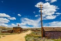 View of the Bodie, ghost town. Bodie State Historic Park, California, USA Royalty Free Stock Photo