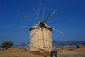 View of Bodrum and old Windmill, Mugla, Turkey Royalty Free Stock Photo