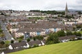 A view of the Bogside, the catholic enclave, from the old City walls of Londonderry