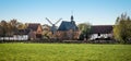 View of Bokrijk`s recreated Hesbaye village in Belgium.